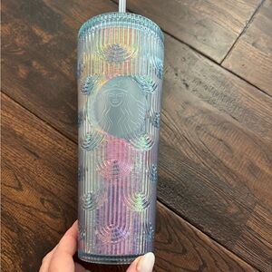 Starbucks Iridescent Tumbler with Straw